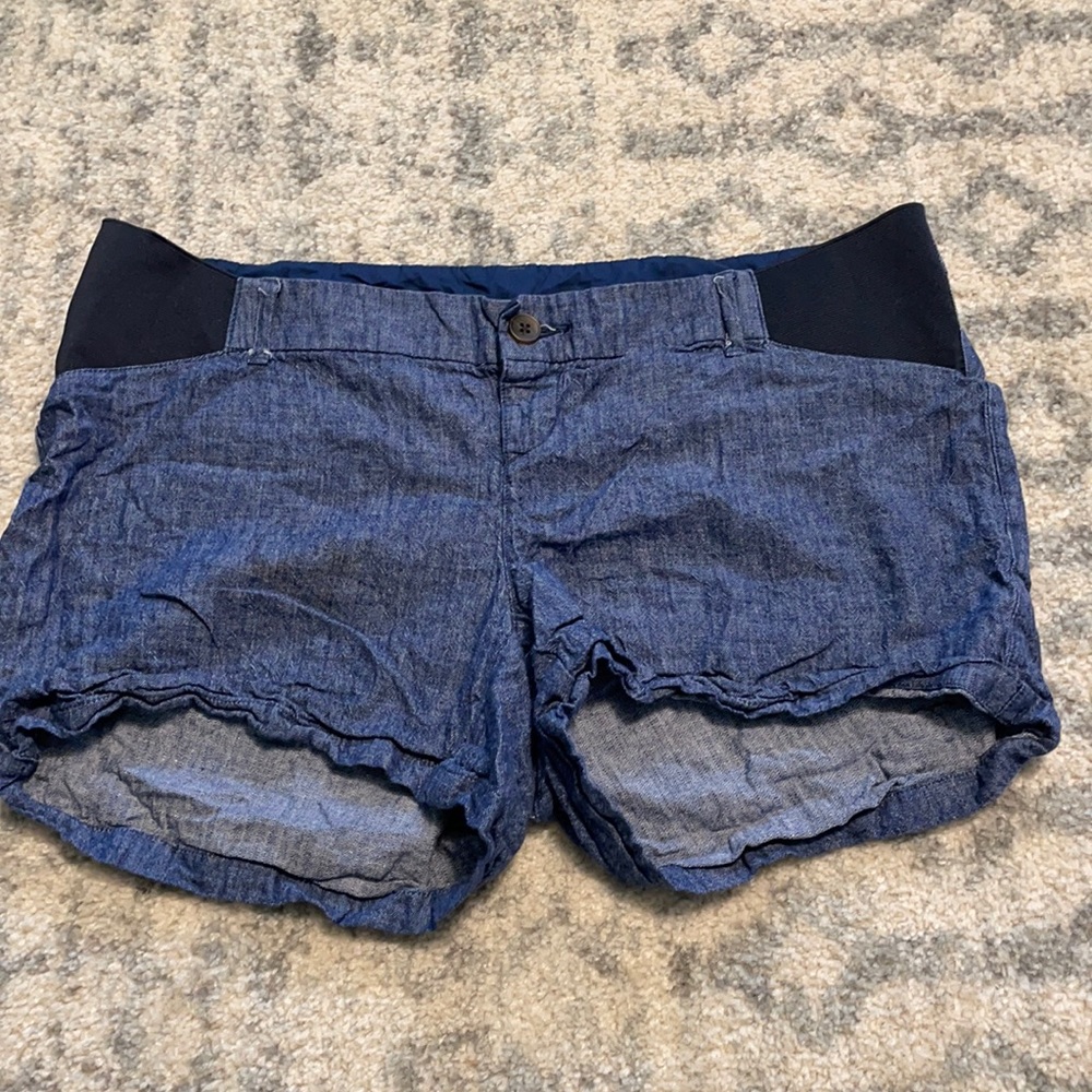 MATERNITY linen shorts